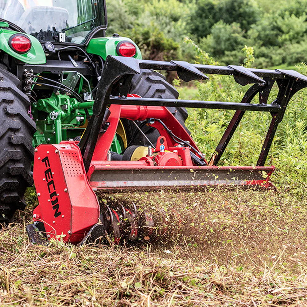 Forestry mulching in Chagrin Falls clearing trees and brush efficiently